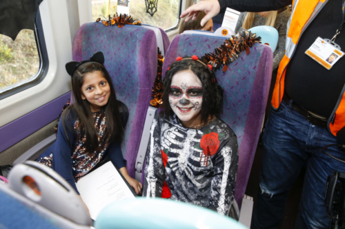 Spooky Train with Healey J, I & N School & Grand Central 24.10.18